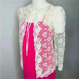 Vintage lace cardigan